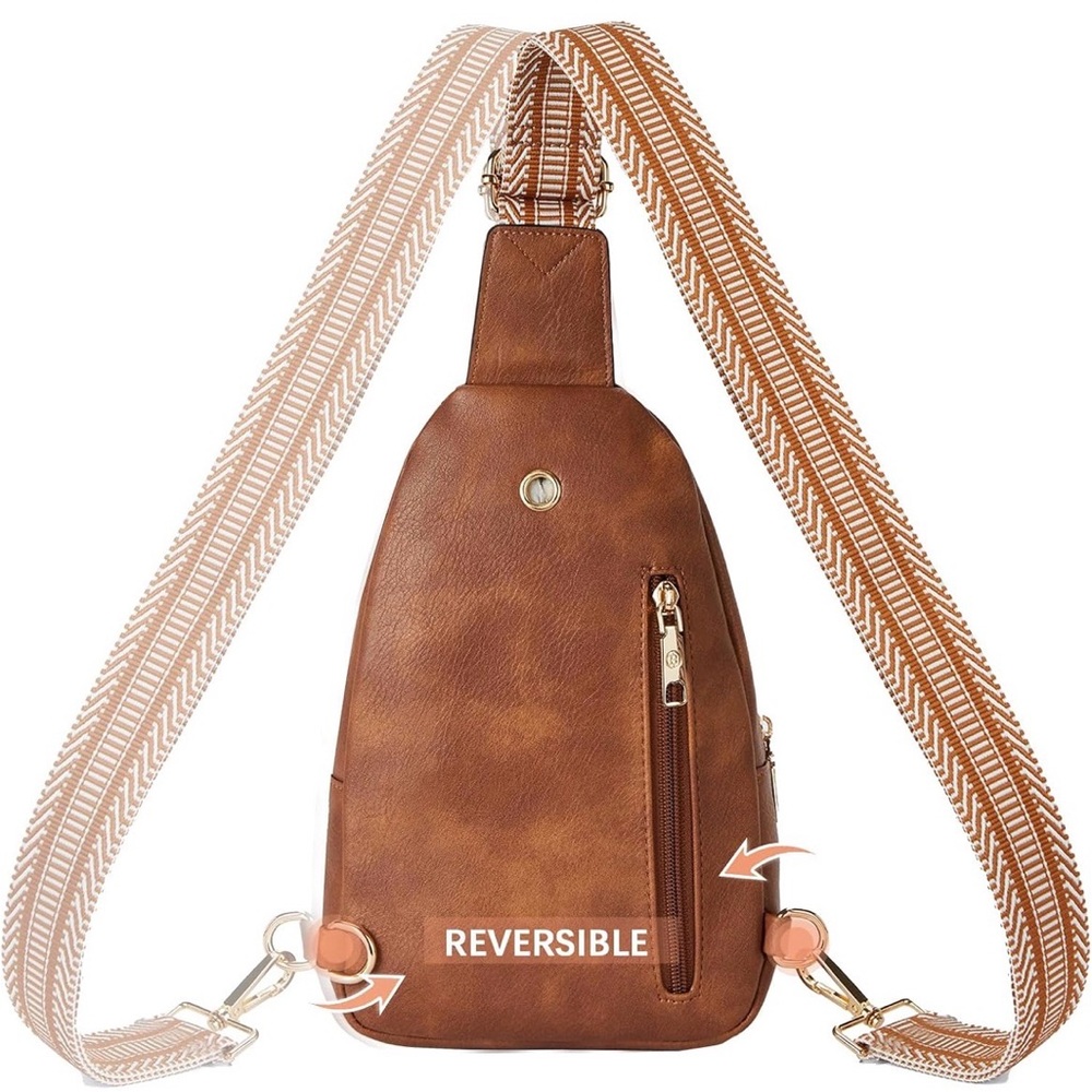 Sling bag, crossbody bag, chest bag for women. New - Picture 7 of 9